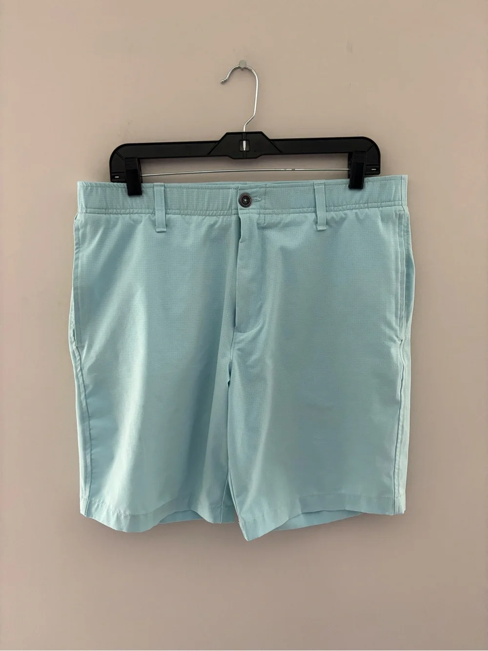 Under Armour Men's Light Aqua Performance Shorts Athletic Golf Shorts Size 36